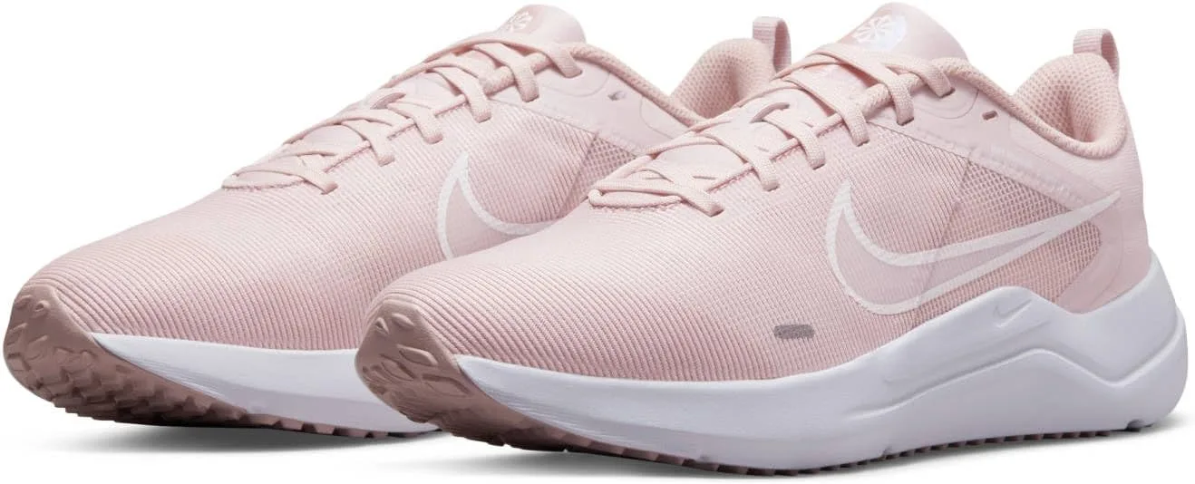 Мужские кроссовки Nike Downshifter 12, белый/розовый — фото 2