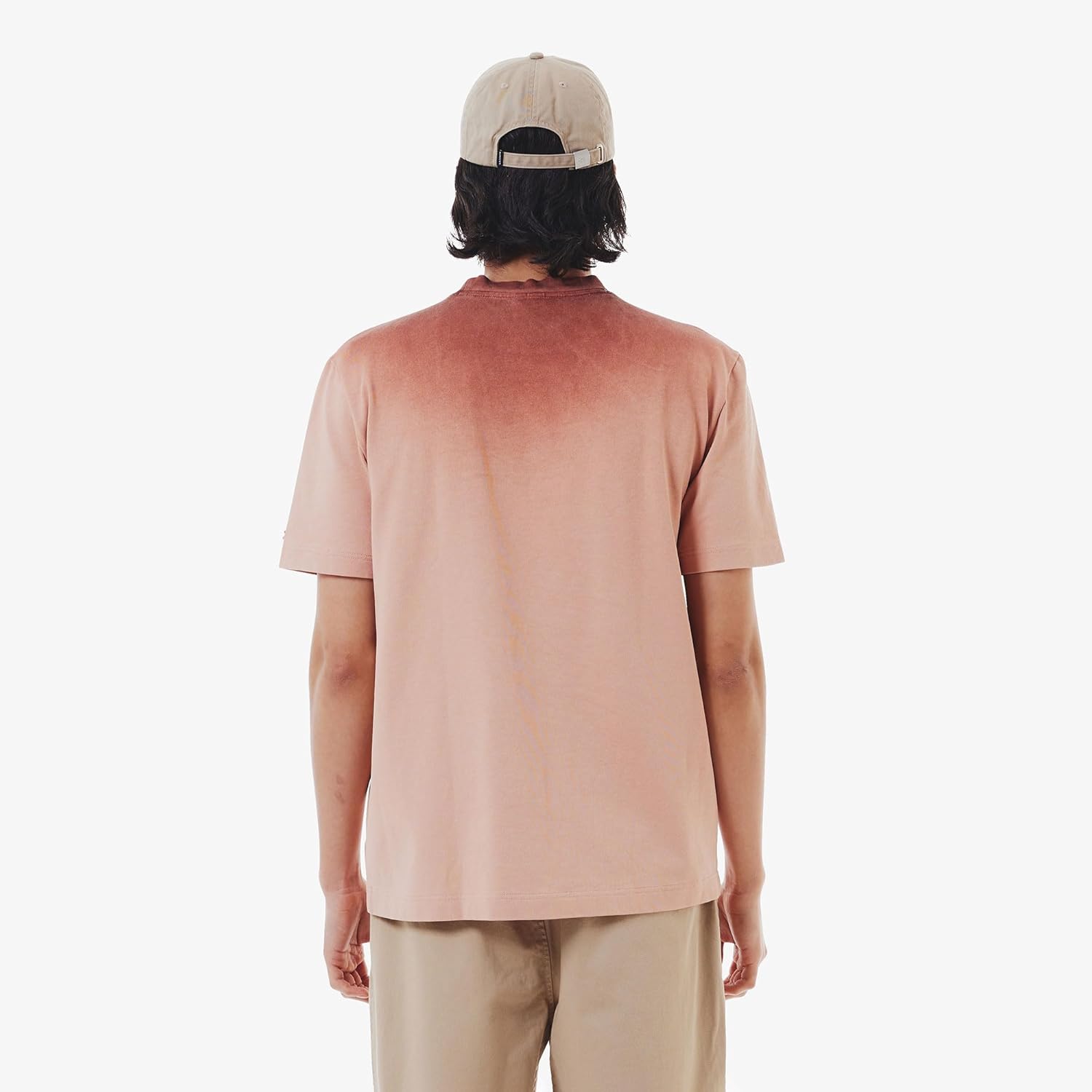 

Мужская футболка Lacoste с официальным трафаретным логотипом бренда, коричневый