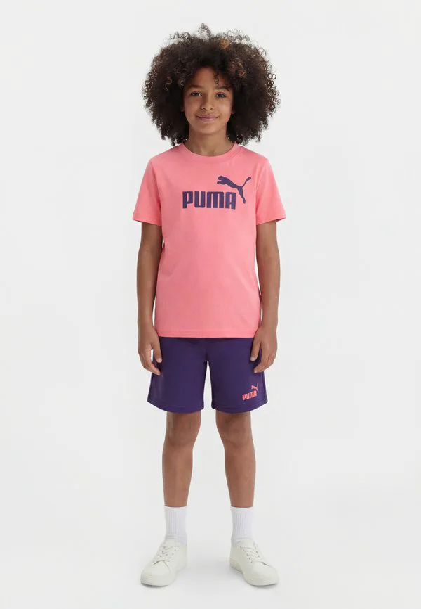 Шорты унисекс с логотипом Puma, Wild Pink
