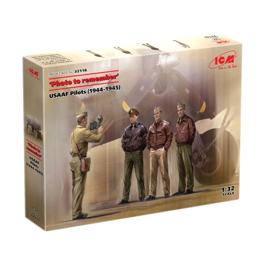

Фотография на память пилотам и фотографам ВВС США 1944-1945 гг., Military Models 1/32 Scale (ICM)