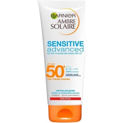 

Гипоаллергенное молочко Garnier Ambre Solaire Sensitive Advanced.