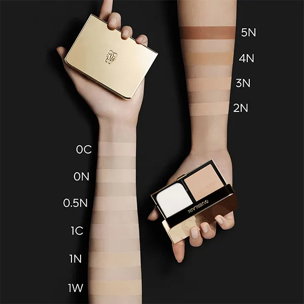 Компактная матовая основа под макияж High Perfection Parure Gold Skin Control Guerlain, 0N — фото 4