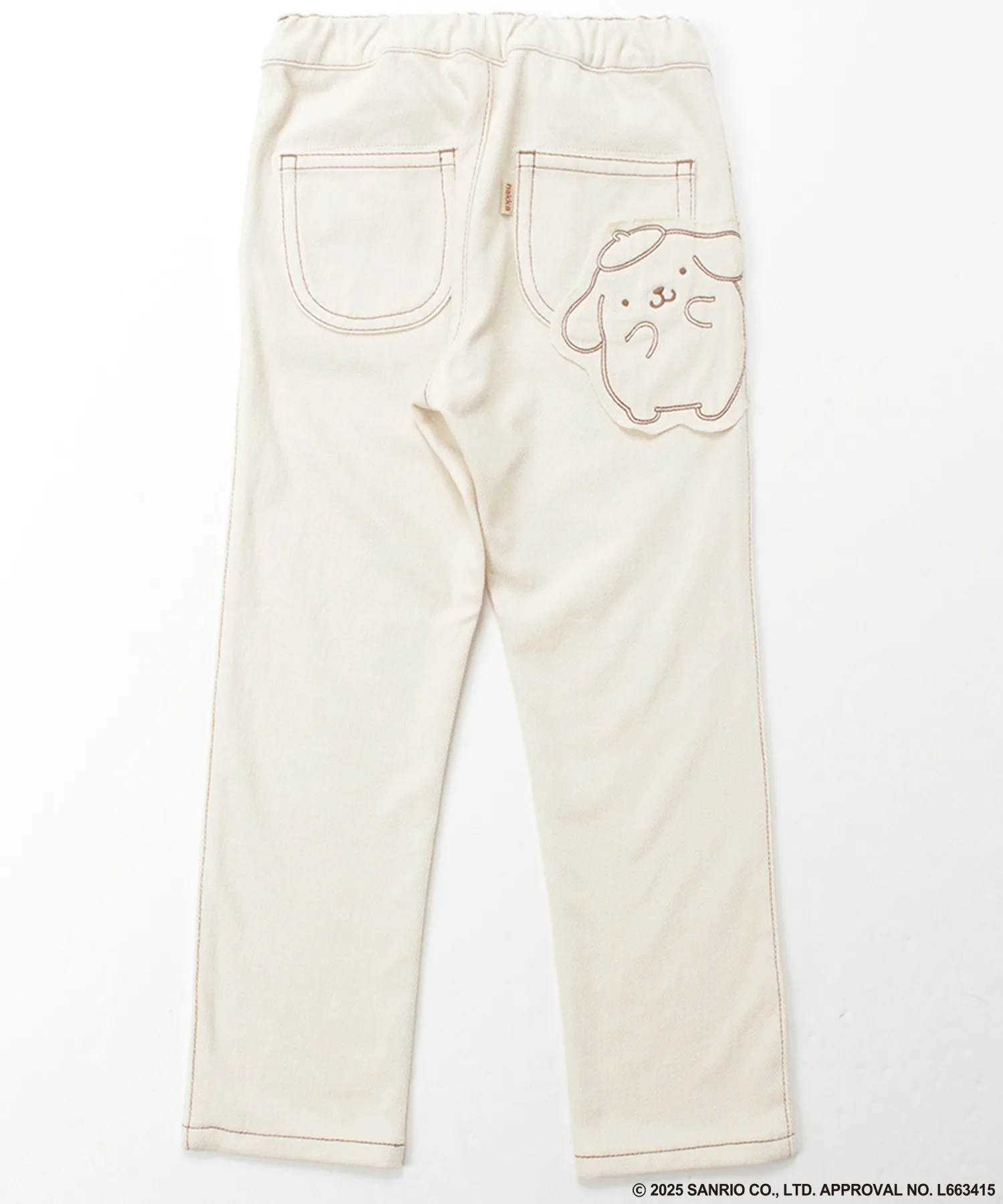 Детские штаны stretch slim hakka kids x Sanrio beige