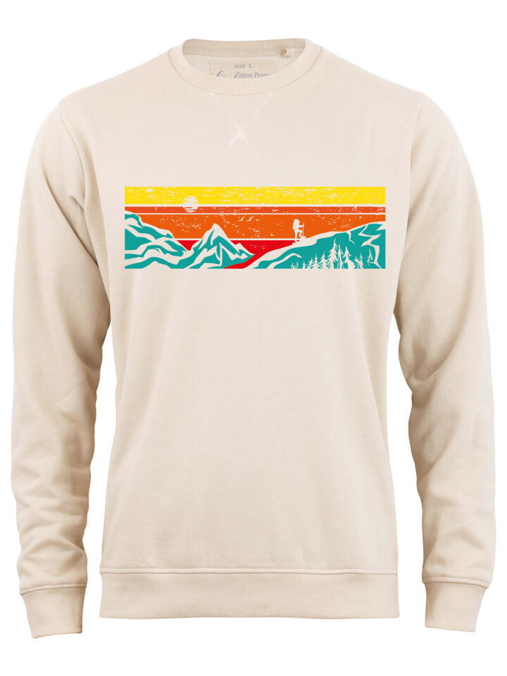 

Толстовка Cotton Prime Sweatshirt Berge Let's Hiking, бежевый