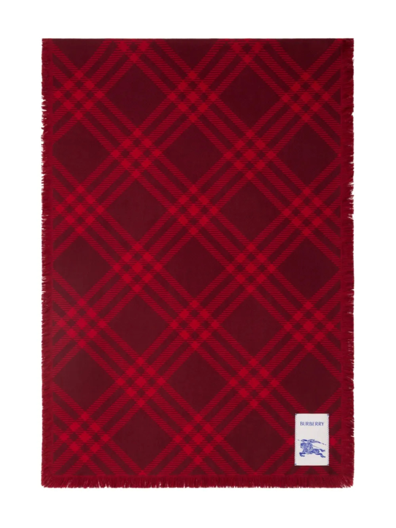 

Burberry шарф в клетку, красный