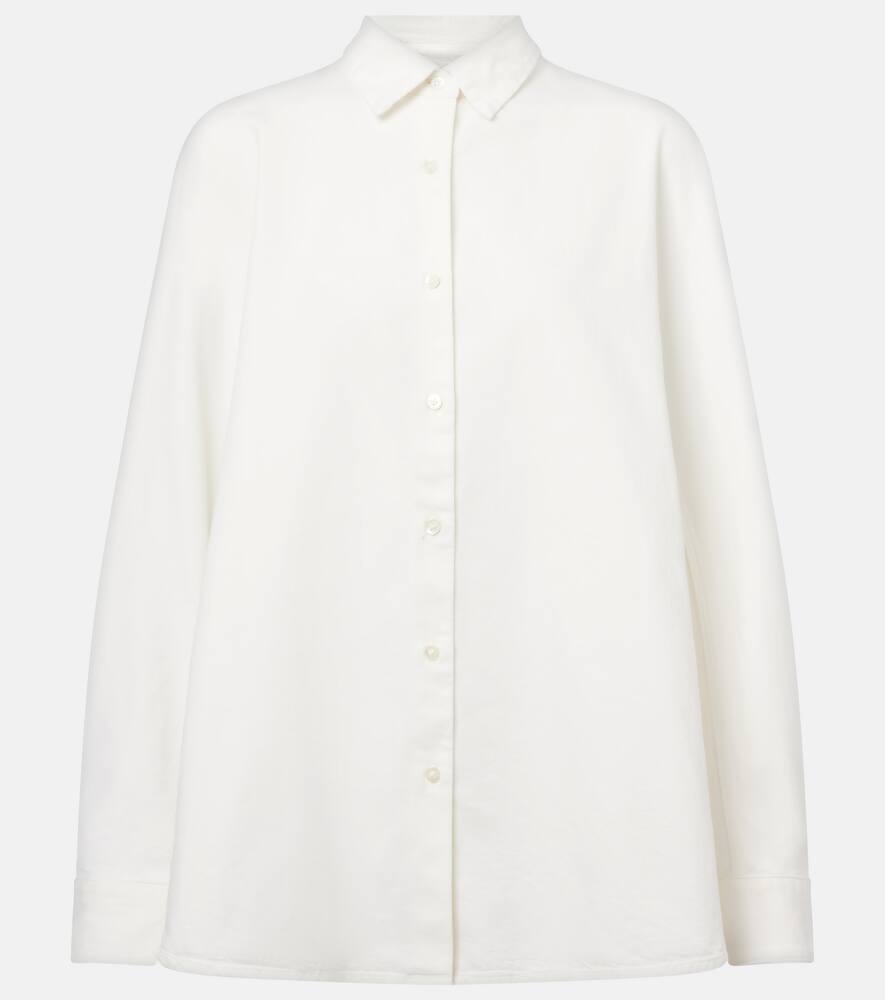 

Оверсайз джинсовая рубашка Dries Van Noten, Off-White