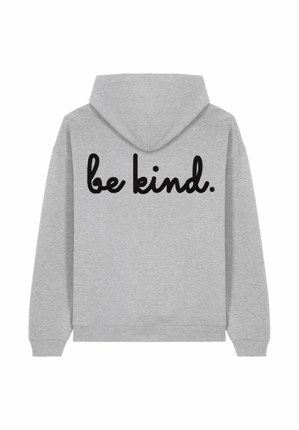 

Толстовка BE KIND BACK EMBROIDERY UNISEX - Hoodie Mira Paris, пятнистый серый
