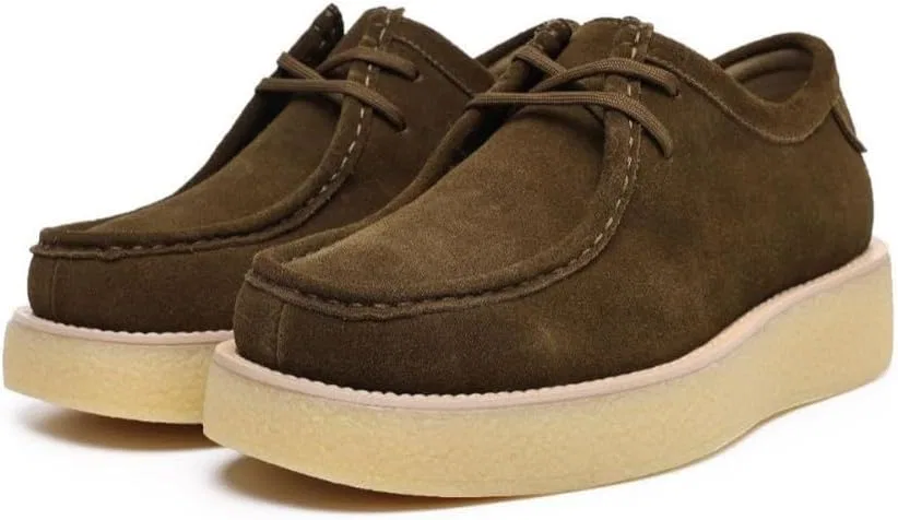 Мокасины классические ретро замшевые Wallabee, коричневый CTKVbmeoi