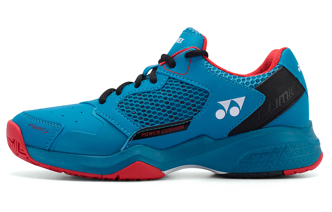 

Теннисные туфли унисекс с низким верхом синего/красного цвета Yonex