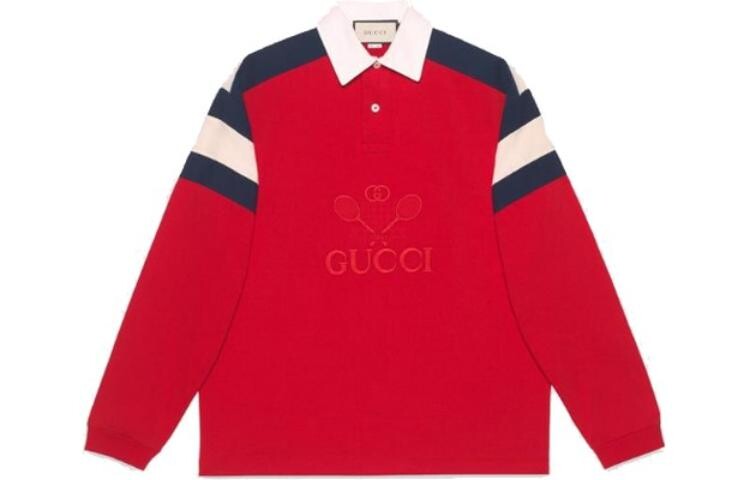 

Рубашка поло мужская красная Gucci, красный