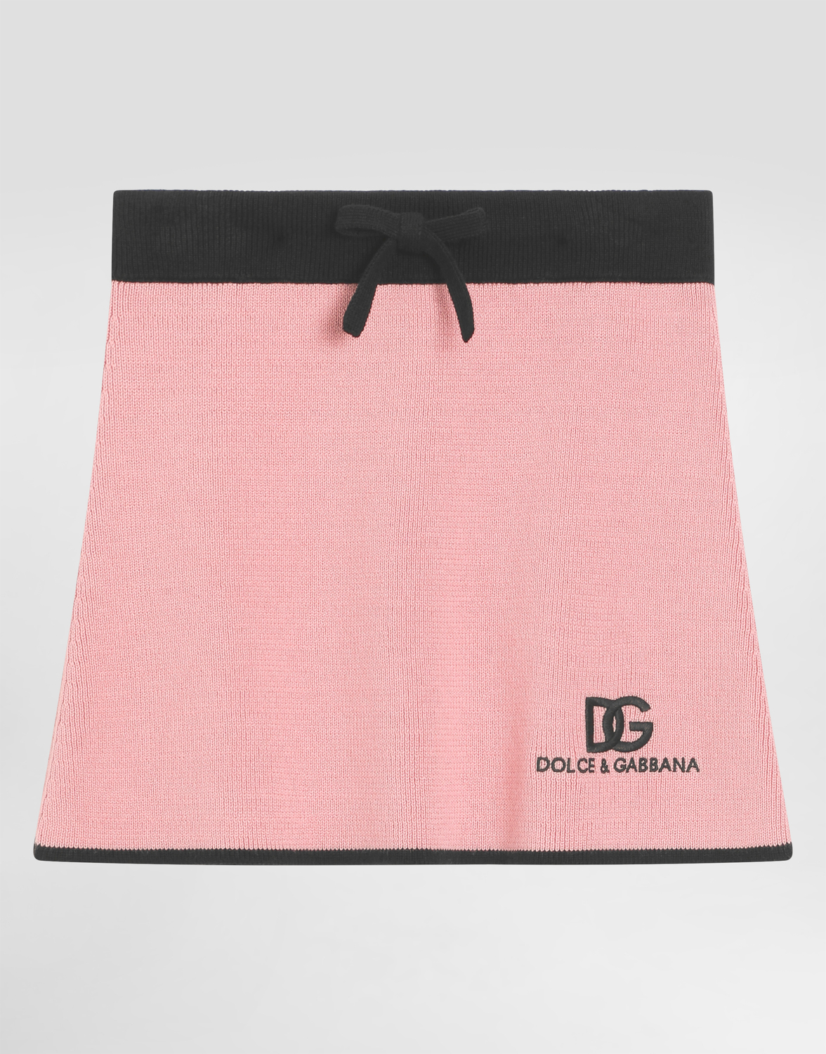 

Вязаная юбка с логотипом DG Dolce&Gabbana, розовый