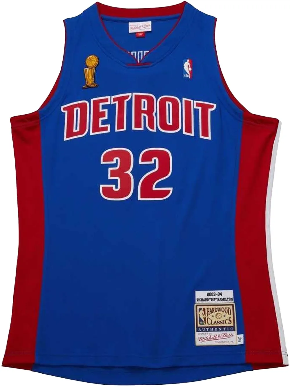 

Топ NBA Dark Pistons 2003 Richard Hamilton Mitchell & Ness, синий