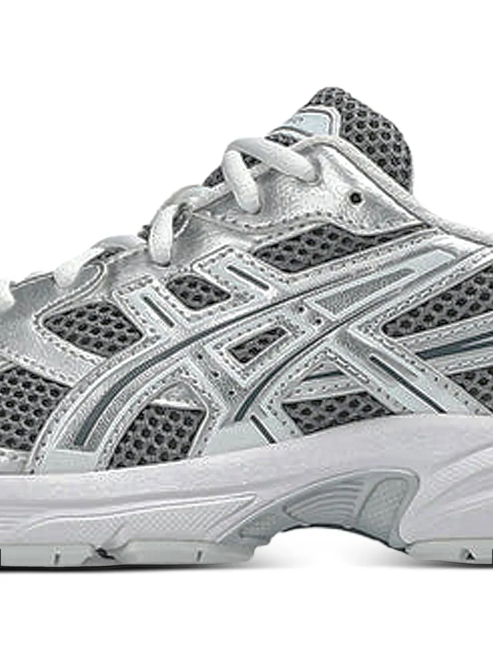 Кроссовки Gel-1130 Asics Kids, серебро — фото 2