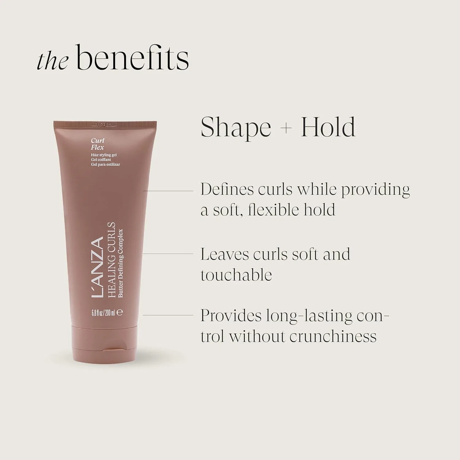 Гель для укладки кудрявых волос L'ANZA Nourishing Curl Gel, 200 мл L’Anza — фото 3