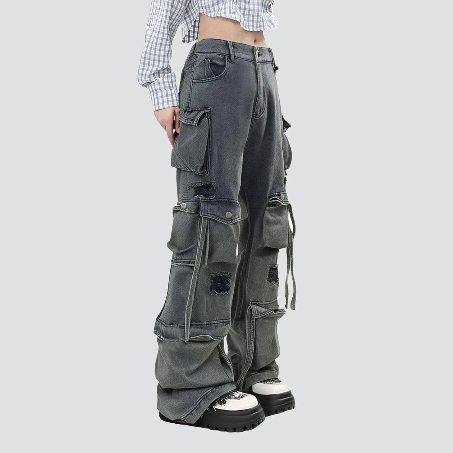 Джинсы Regular Fit на эластичном поясе, Черный — фото 2