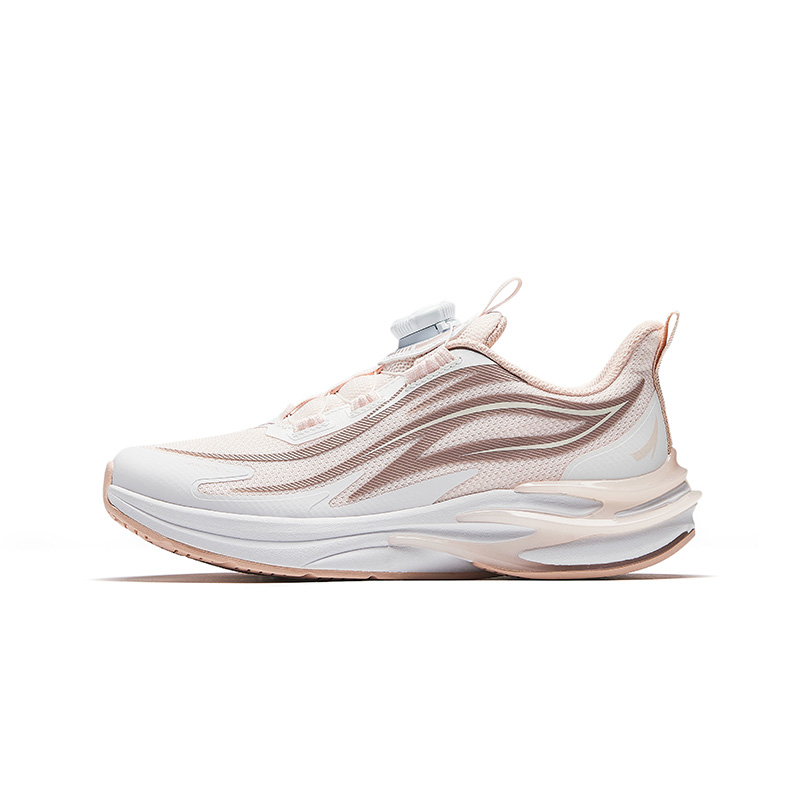 

Antakids Детские кроссовки с низким верхом и огнестойкой амортизацией, устойчивые к износу, розово-розовые, белые/белые/розово-золотистые