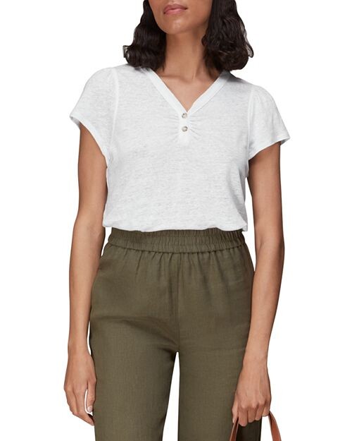 

Футболка Cada Henley Whistles, цвет White