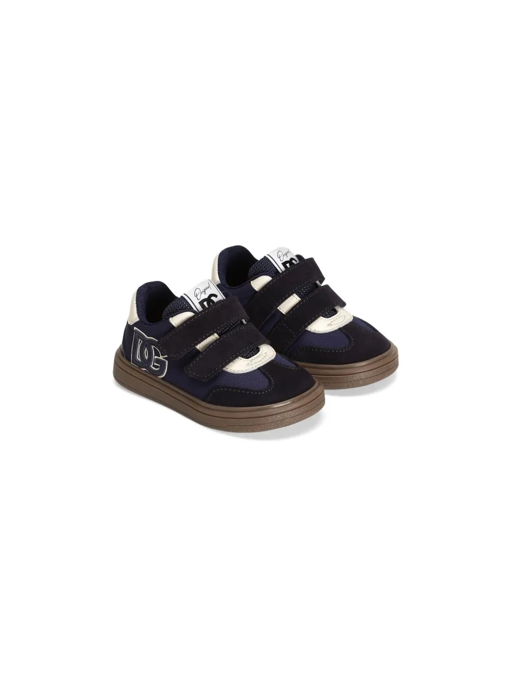 

Кроссовки с нашивкой-логотипом Dolce & Gabbana Kids, синий
