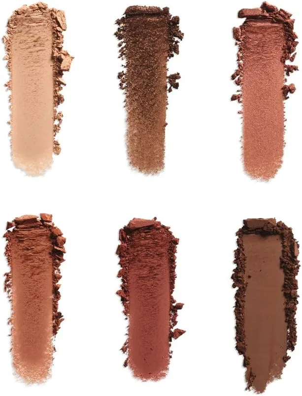 Тени для век NYX Professional Makeup UT Shadow Palette Mini, 6 цветов, 1.2 г, Warm Neutral