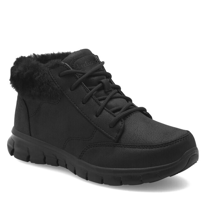 Ботинки женские Skechers BBK низкие с мехом, черный