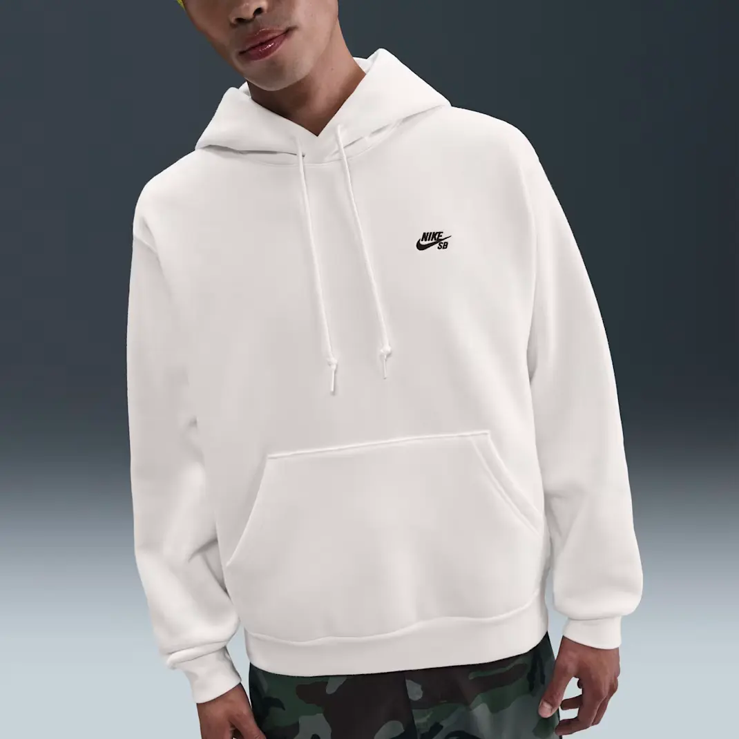Nike Толстовки SB унисекс, холст/черный, с капюшоном, средний размер, стандартный размер — фото 4