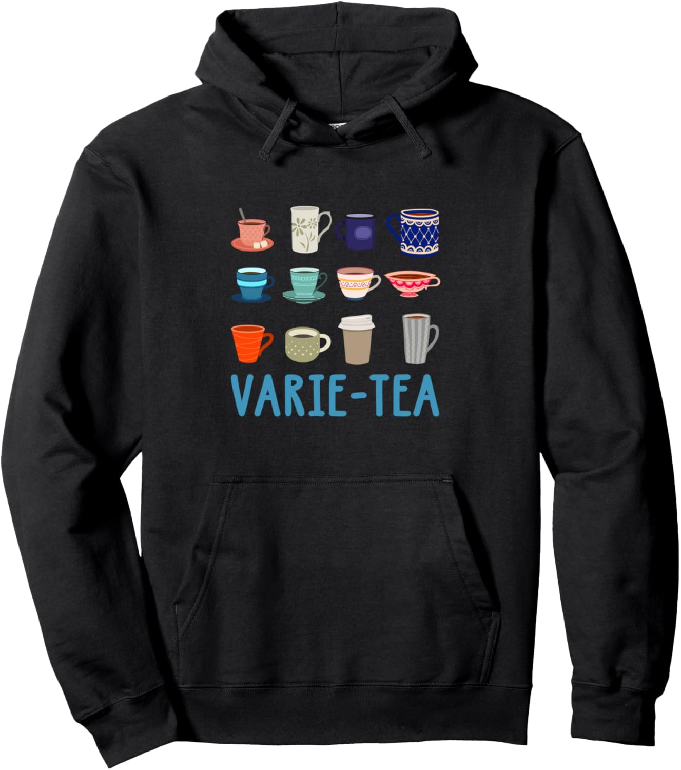 

Худи Varie-Tea Graphic Tea Drinker для любителей чая, для заваривания и употребления чая Tea Gift Idea Tea Drinker Cup Of Tea Tea Lover, черный