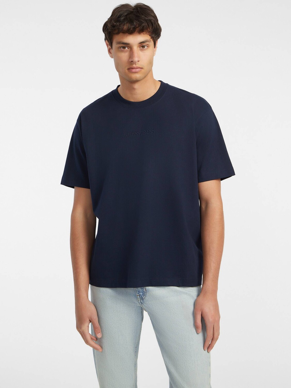 

Футболка Guess Jeans Oversize fit, темно-синий