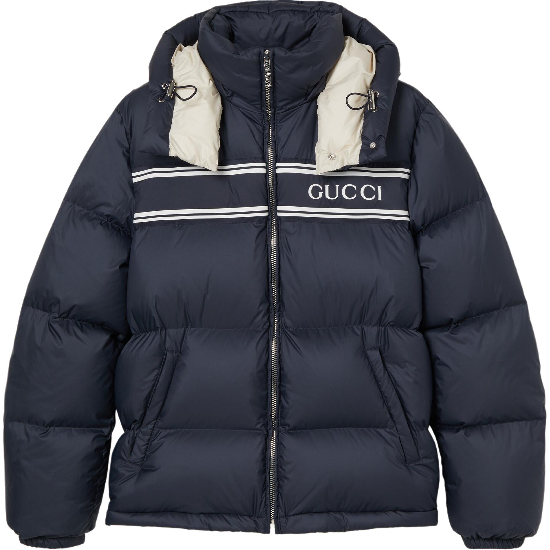 

Куртка-пуховик на молнии GUCCI, морской синий