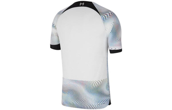 Футболка ливерпуль ФК 22 23 матч выездная футбольная майка dri fit adv Nike, белый — фото 2