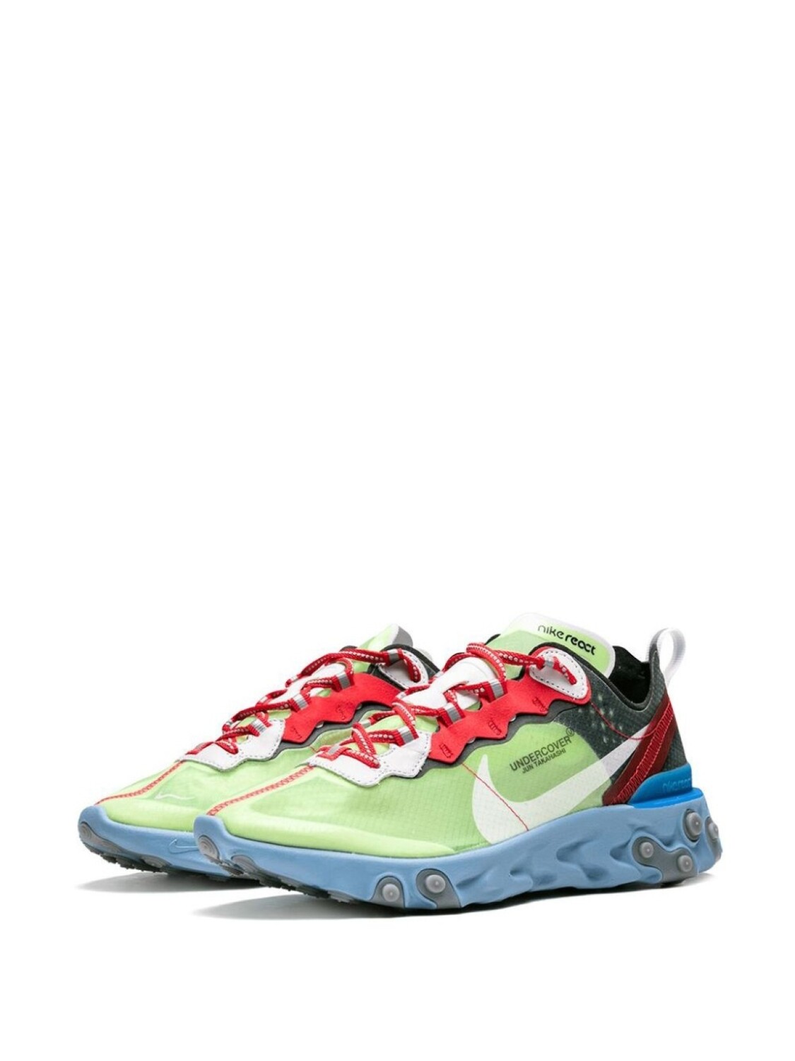 Кроссовки 'React Element 87' из коллаборации с Undercover Nike, желтый — фото 2