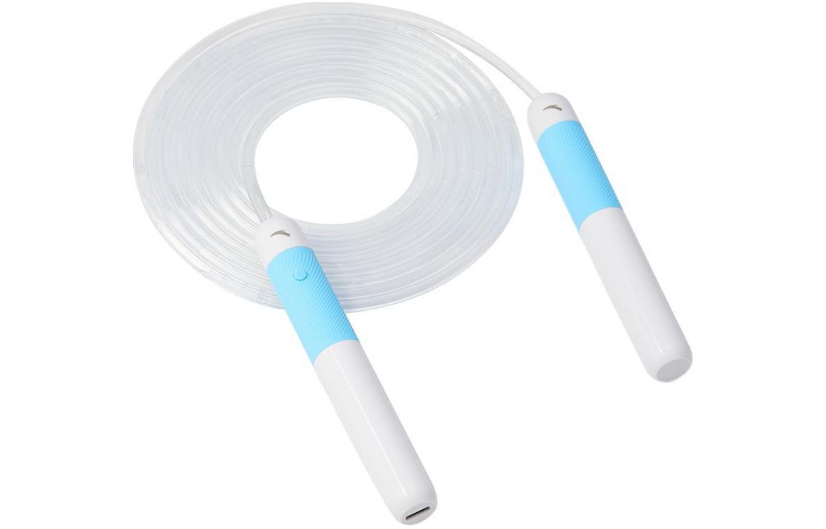 

Развлекательная скакалка для детей материал PVC, MMA материал ручки ABS, силикон ANTA, синий/белый