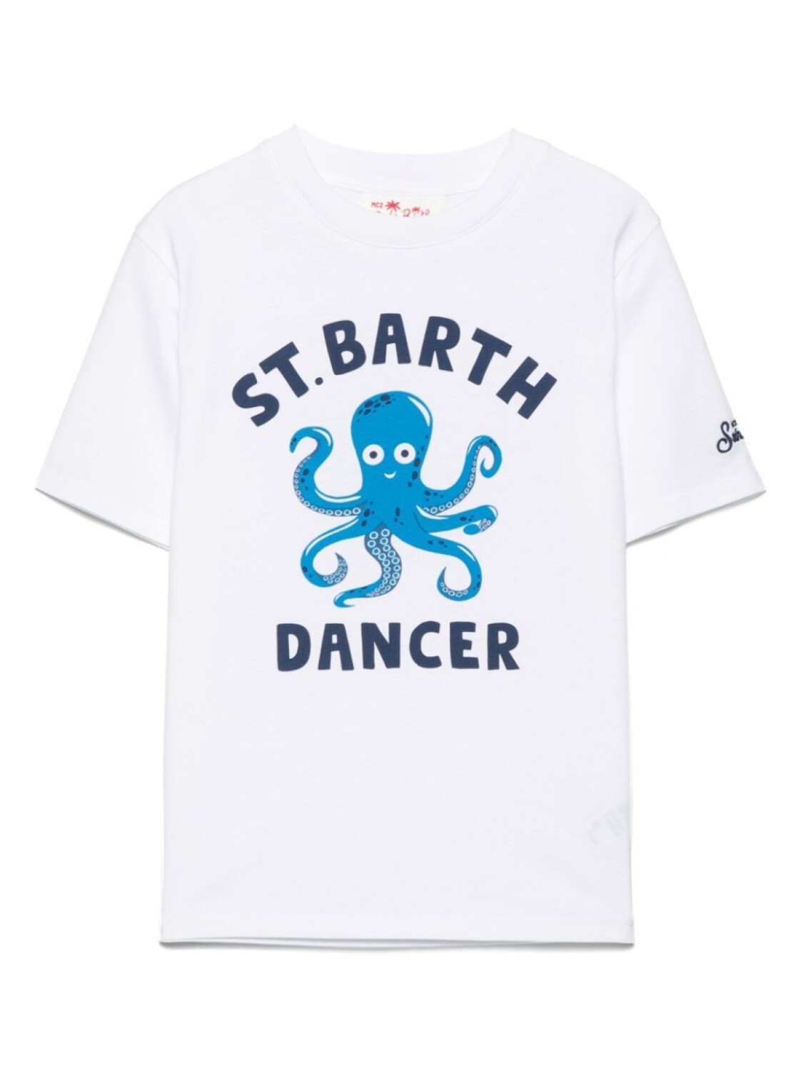 

Футболка с принтом MC2 Saint Barth Kids, белый