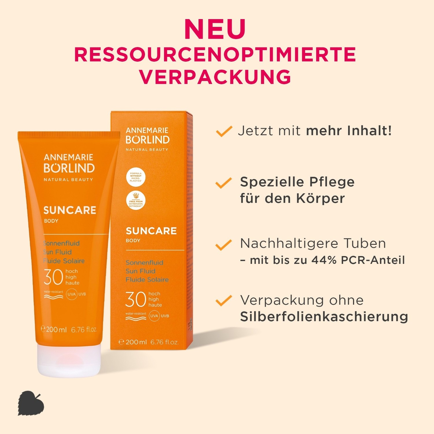 Солнцезащитный крем suncare fluid lsf 30 Annemarie Boerlind, объем 200 мл — фото 4