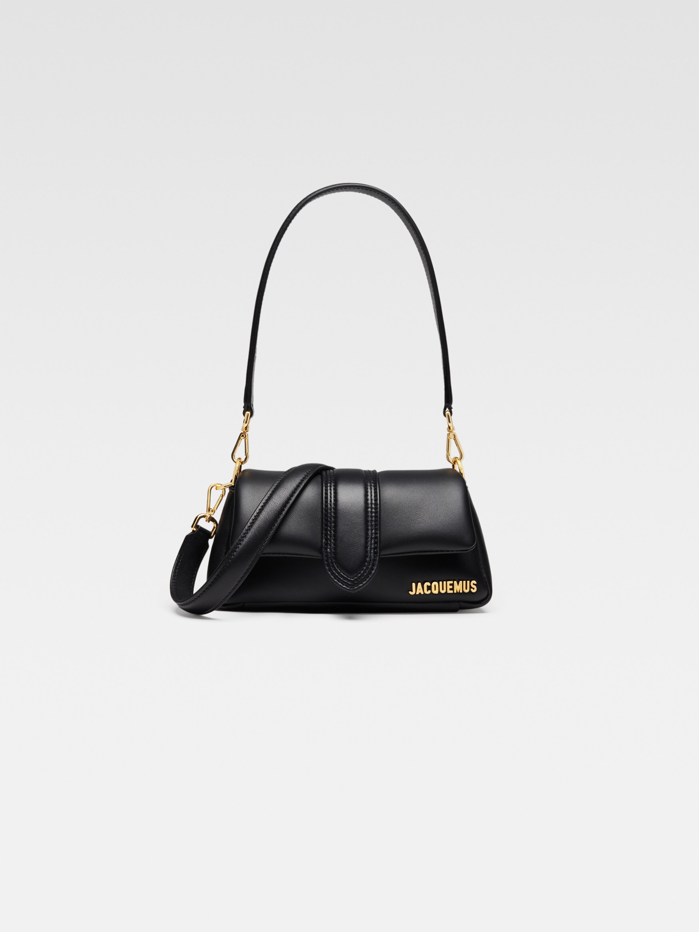 

Мини-сумка с клапаном-фонариком JACQUEMUS The small Bambimou, черный
