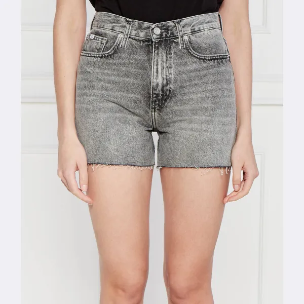 

Джинсовые шорты Mom Fit Calvin Klein, серый