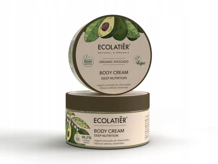 

Крем для тела Deep Nutrition Organic Avocado, 250 мл Ecolatier