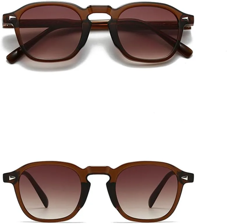 

Солнцезащитные очки UV400 - с цветными заклепками, черный градиент, для женщин и мужчин, для бега и занятий спортом на открытом воздухе UYPTK, C5 Black Tea