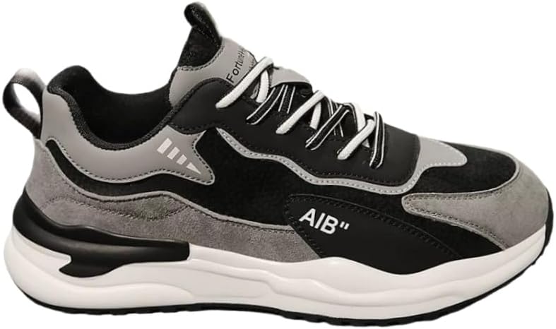 

Мужские мягкие кожаные кроссовки для повседневной носки осень. Поверхность обуви имеет тонкую текстуру, а подкладка комфортная и приятная для кожи. Они подходят для занятий спортом и физическими упражнениями Clolinde, черный