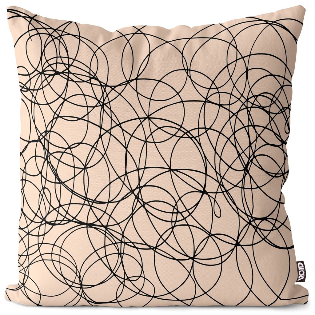 

VOID Графика Рисунки Текстура Чехол на подушку Полиэстер Водонепроницаемая подушка для улицы и дома Размер: 80 x 80 см