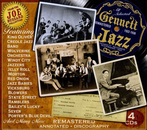 

CD диск Gennett Jazz / Various: Gennett Jazz