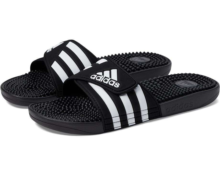 Сандалии adidas adissage, цвет Core Black/Footwear White/Core Black