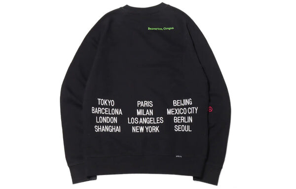 Толстовка Nike MENS 3 Hook Logo Casual Sports Crew-neck Black, черный — фото 2