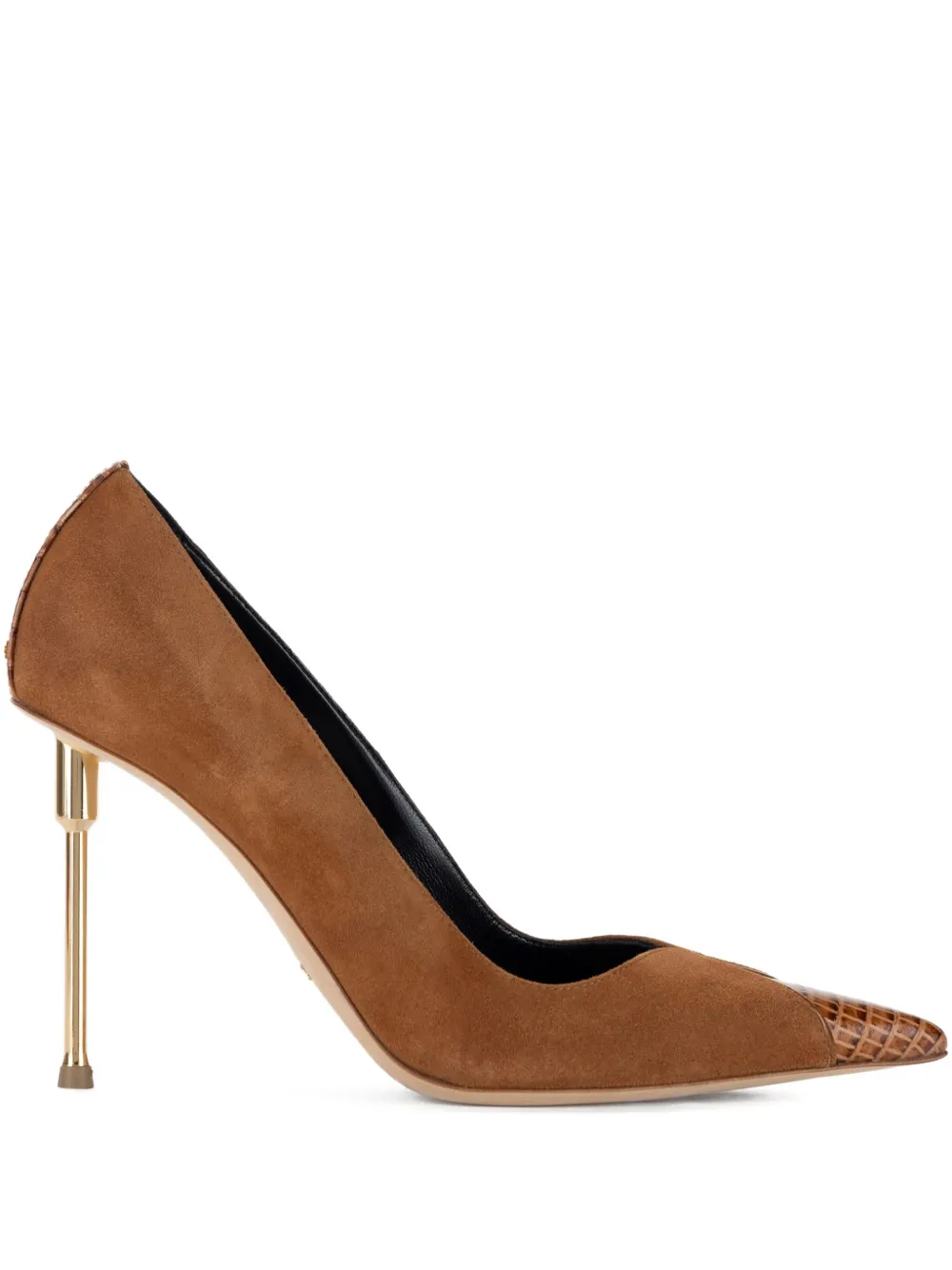 Туфли на шпильке Elisabetta Franchi, коричневый