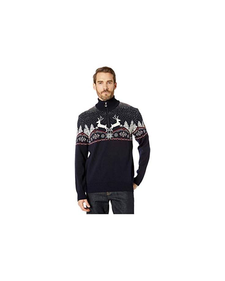 

Свитер Dale of Norway Christmas Masculine Sweater, цвет Navy/Off-White/Red Rose