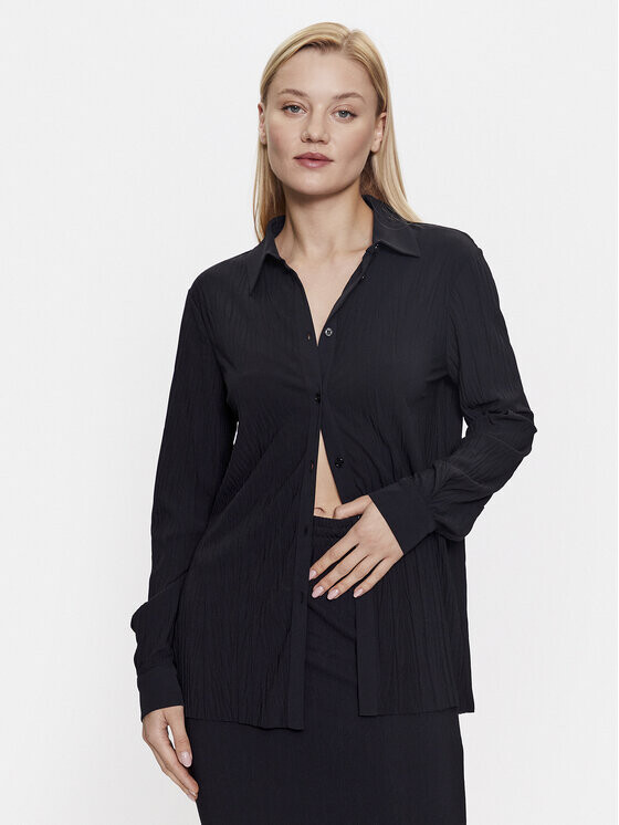 

Рубашка стандартного кроя Max Mara Leisure, черный