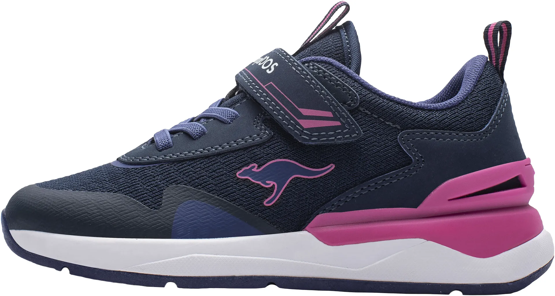 Кроссовки KangaROOS "KD-Gym EV", с застежкой-липучкой, розовый — фото 2