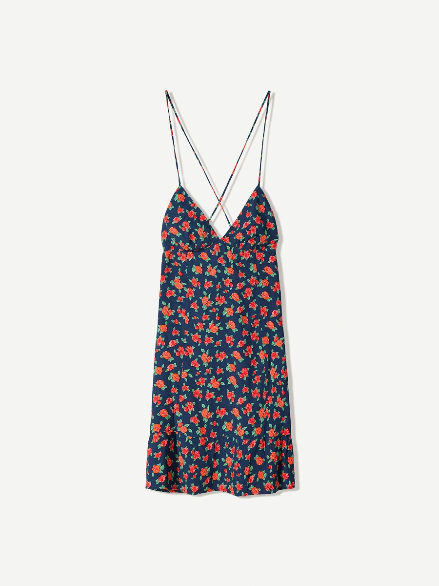 

Летнее платье Bershka, темно-синий