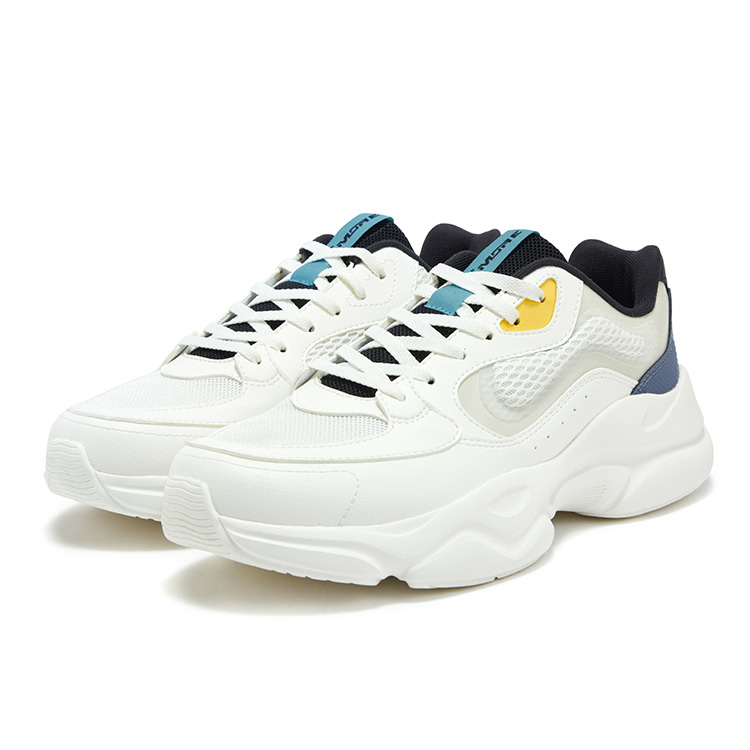 361° Кроссовки мужские Surge Collection Cushioning, Wear Resistant Low top Casual белые черные — фото 4