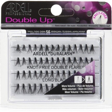 

Длинные черные отдельные ресницы Double Up без узлов, 25 г, Ardell