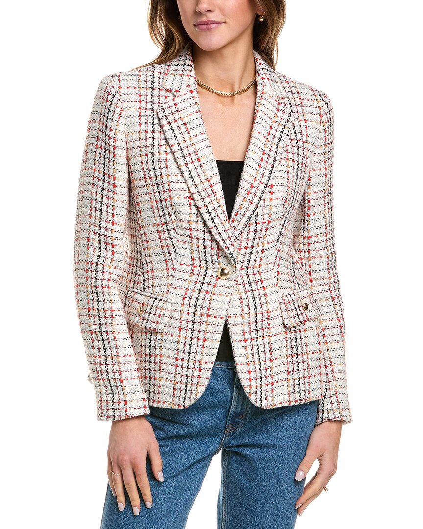 

Твидовый пиджак Anne Klein, красный